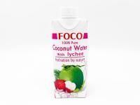 Вода кокосовая FOCO личи 330мл