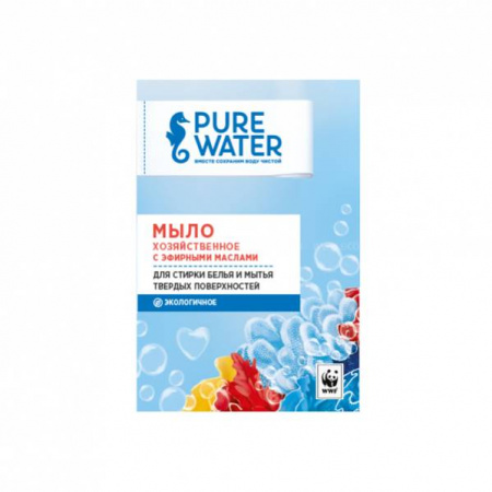 Мыло хозяйственное Pure Water для стирки с эфирными маслами 175г